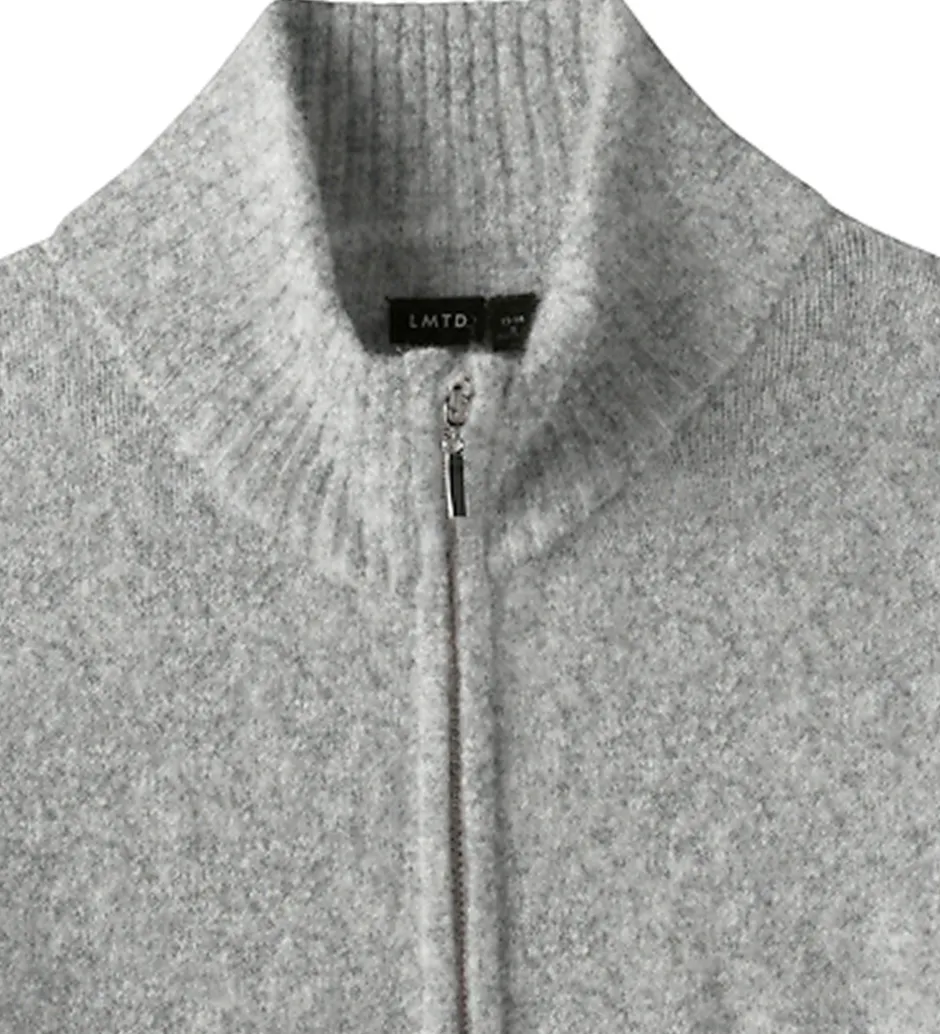 Børn LMTD Cardigan - Strik - NlfRiaa - Light Grey Melange
