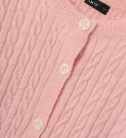 Striktrøjer*LMTD Cardigan - Strik - NlfKave - Crystal Pink