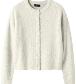Striktrøjer*LMTD Cardigan - Strik - Noos - NlfKleave - Antique White