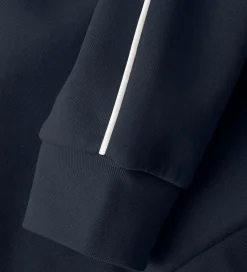 Hættetrøjer*LMTD Hættetrøje - NlfBlake - Dark Sapphire/White Pipings