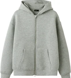Børn LMTD Scuba Cardigan - NlnHalfa - Light Grey Melange