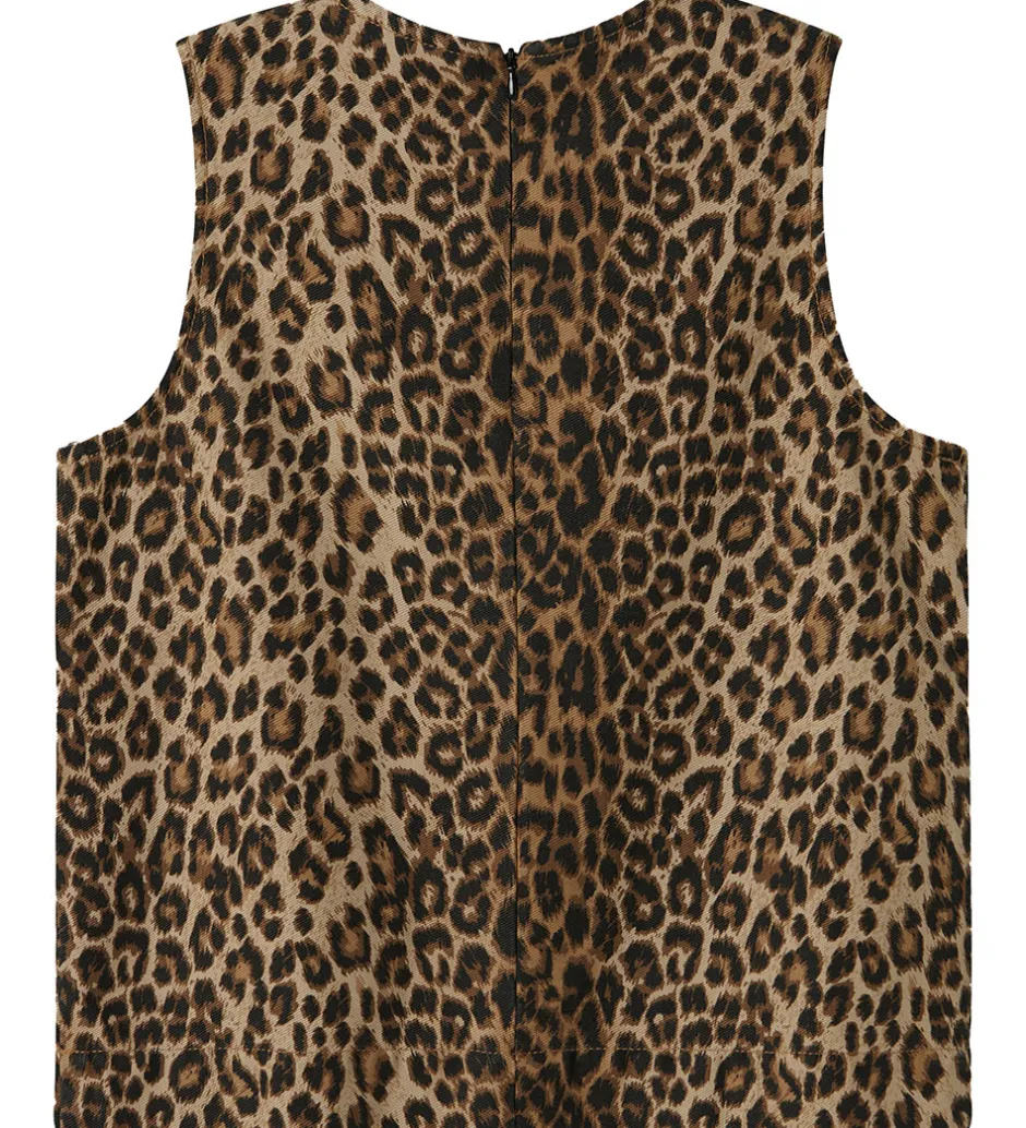 Toppe*LMTD Top - NlfLeo - Silver Mink/Leopard