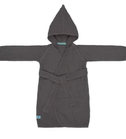 Børn Lässig Badekåbe - Musselin - 12-18 mdr - Anthracite