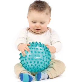 Bolde*Ludi Sansebold - 20 cm - Blå m. Massageknopper