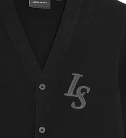 Børn Lyle & Scott Cardigan - Strik - Monogram - Jet Black