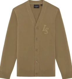Børn Lyle & Scott Cardigan - Strik - Monogram - Tigers Eye