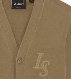 Børn Lyle & Scott Cardigan - Strik - Monogram - Tigers Eye