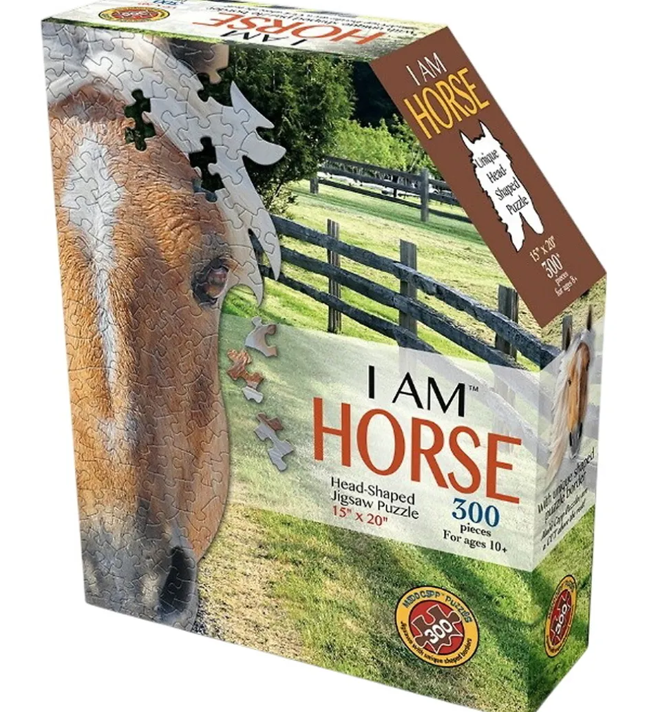 Puslespil*Madd Capp Puzzles Puslespil - I Am Horse - 300 Brikker