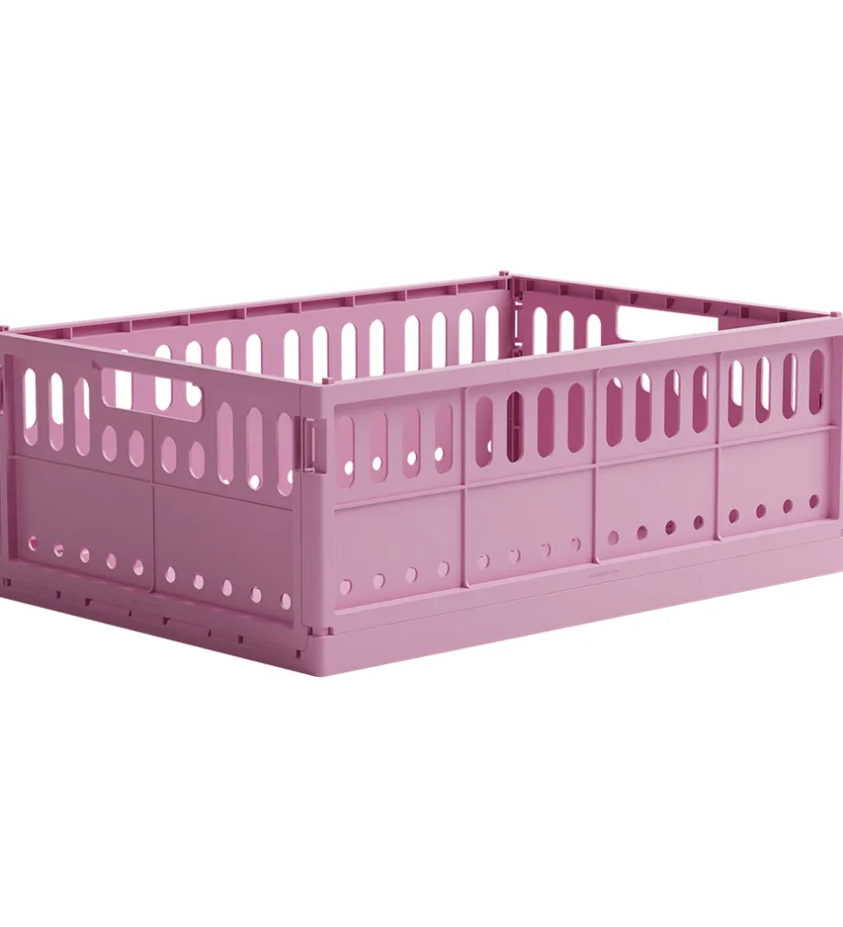 Made Crate Foldekasse - Maxi - 48x33x17,5 cm - Soft Fuchsia