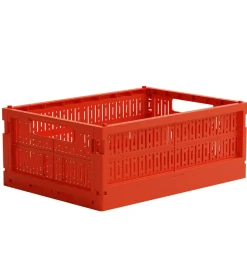 Foldekasser*Made Crate Foldekasse - Midi - 33x24x13 cm - So Bright Red