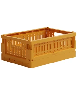 Foldekasser*Made Crate Foldekasse - Mini - 24x17x9,5 cm - Mustard
