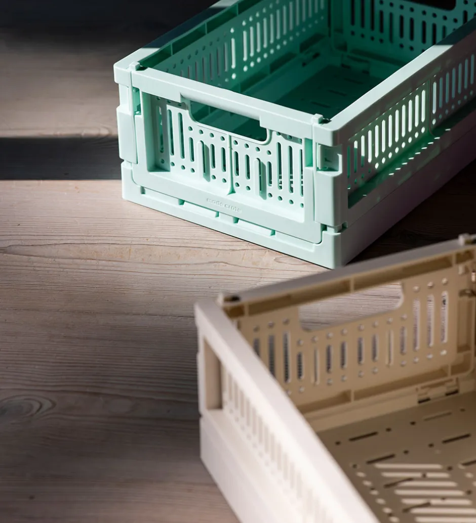 Made Crate Foldekasse - Mini - 24x17x9,5 cm - Minty