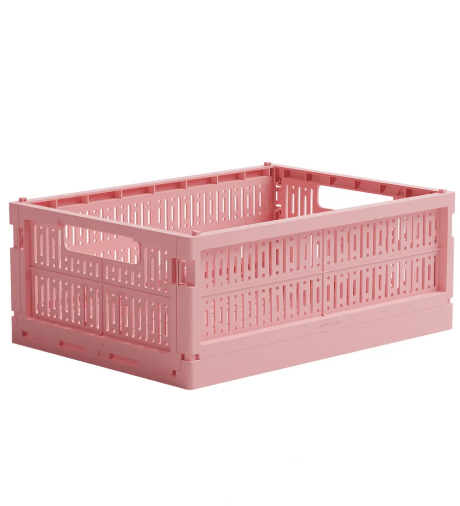 Made Crate Foldekasse - Midi - 33x24x13 cm - Candyfloss Pink