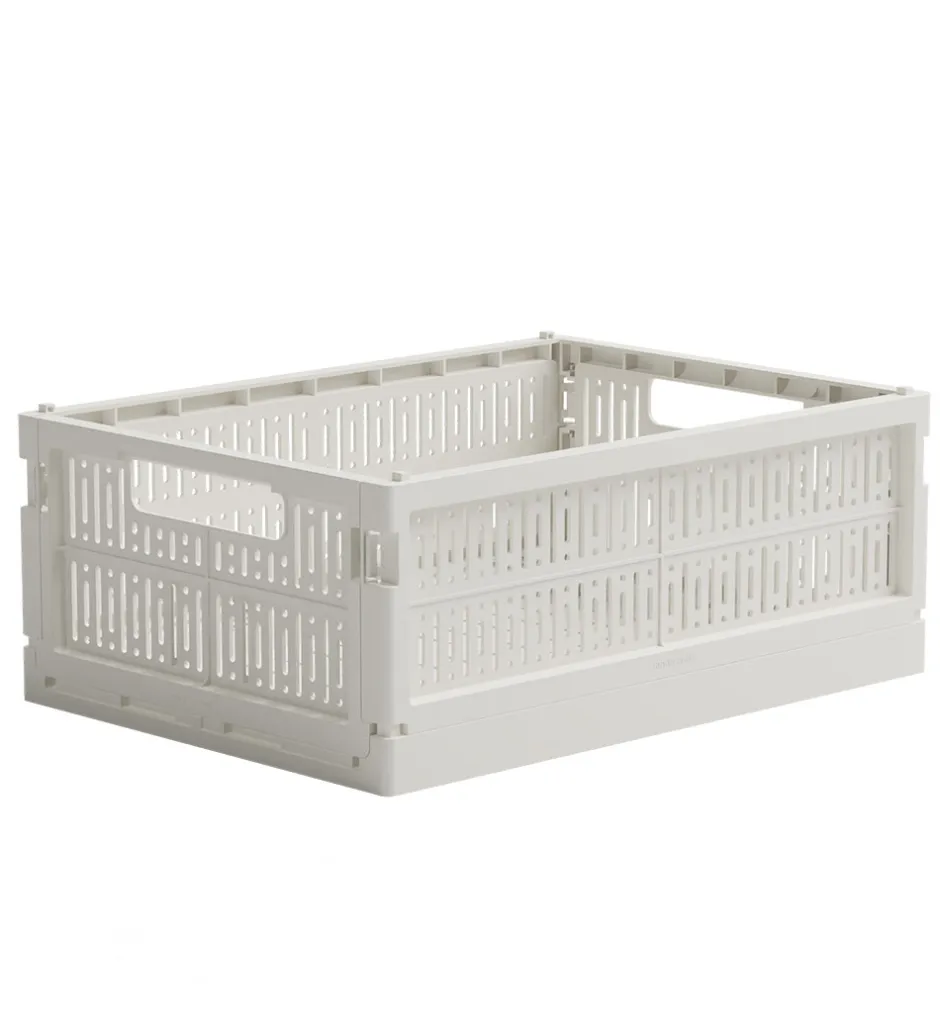 Foldekasser*Made Crate Foldekasse - Midi - 33x24x13 cm - Milk