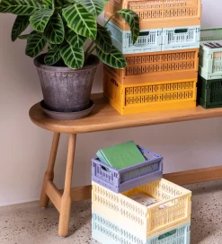 Foldekasser*Made Crate Foldekasse - Midi - 33x24x13 cm - Lemon Cream