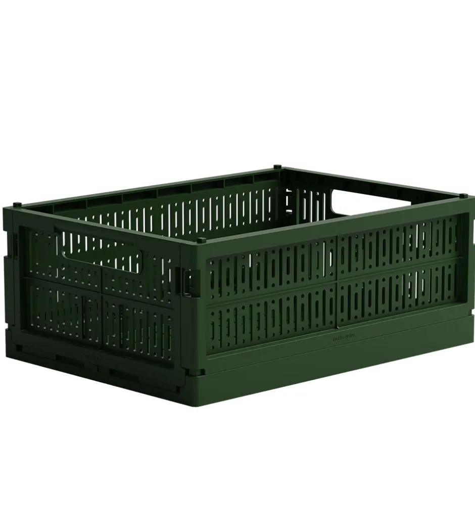Foldekasser*Made Crate Foldekasse - Midi - 33x24x13 cm - Racing Green