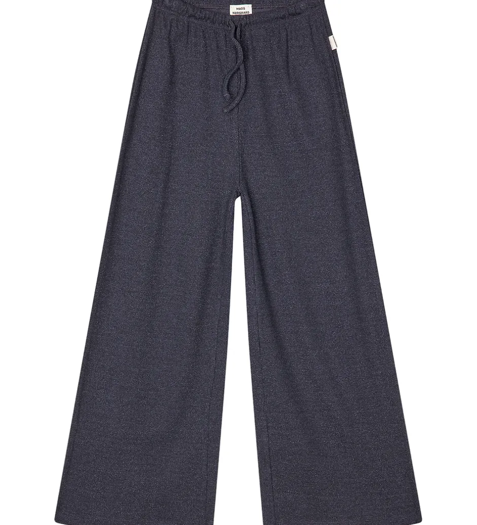 Bukser Og Jeans*Mads Nørgaard Bukser - Rib - Verona - Parisian Night m. Glimmer