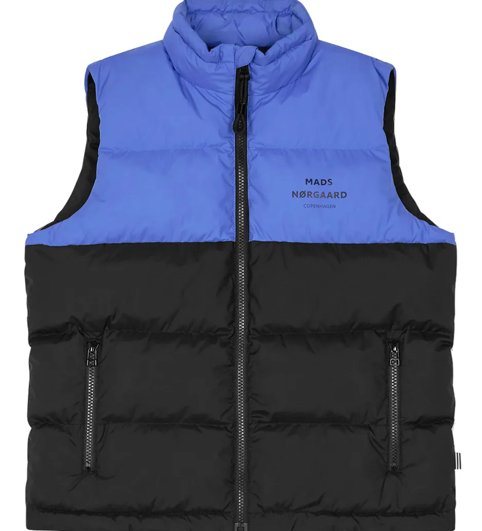 Veste*Mads Nørgaard Dynevest - Julo - Sort/Amparo Blue