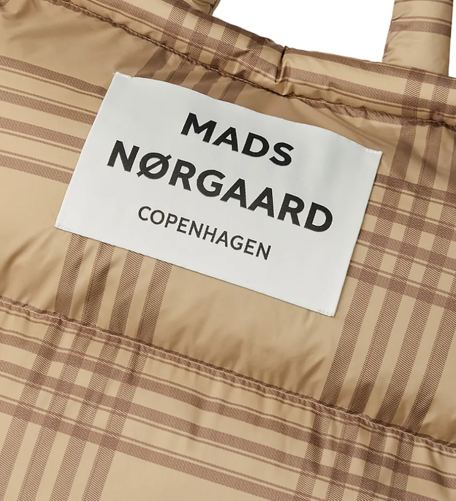 Tasker|Shoppers*Mads Nørgaard Shopper - Light Ripstop Pillow - Cornstalk/Cocoa B