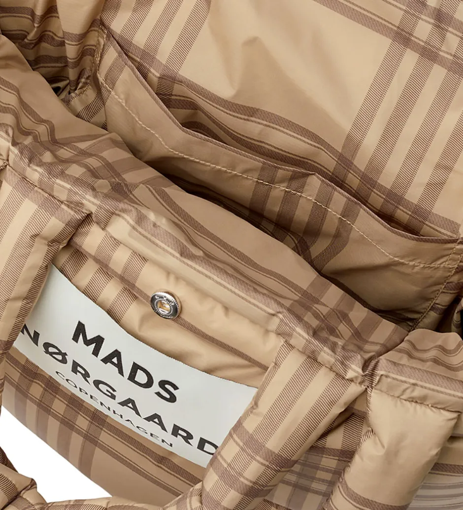 Tasker|Shoppers*Mads Nørgaard Shopper - Light Ripstop Pillow - Cornstalk/Cocoa B