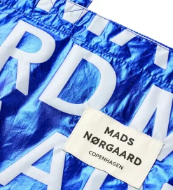 Tasker|Shoppers*Mads Nørgaard Shopper - Sacky Metallic Atoma - Blå