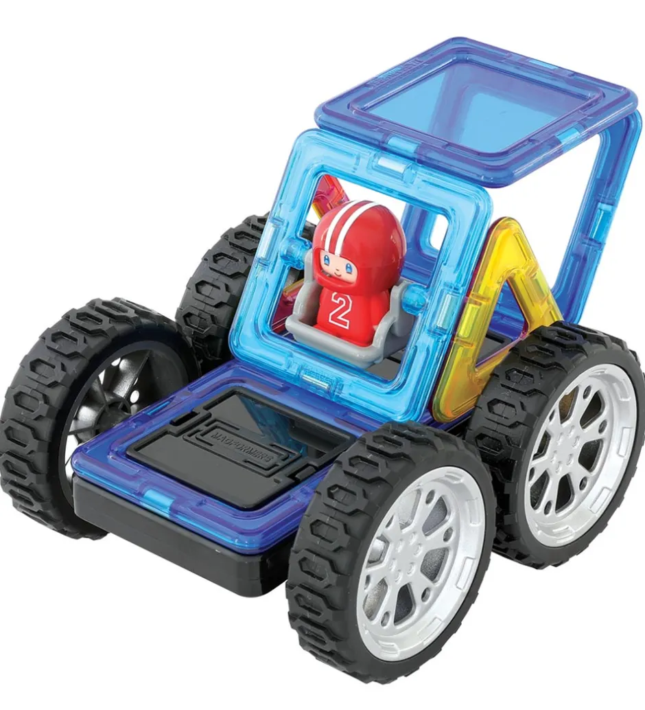 Magnetlegetøj*Magformers Magnetsæt - 9 stk - Kart Rally