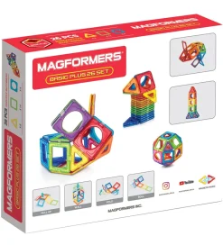 Magnetlegetøj*Magformers Magnetsæt - Basic Plus - 26 Dele