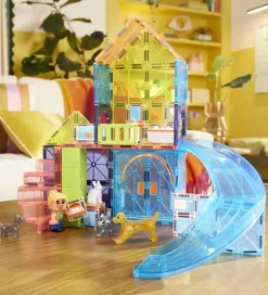 Magna-Tiles Magna Tiles Magnetsæt - 50 Dele - Pet Playhouse + MicroMAGS