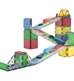 Magnetlegetøj|Konstruktionslegetøj*Magna-Tiles Magnetsæt - 90 Dele - Rail Racer + MicroMAGS