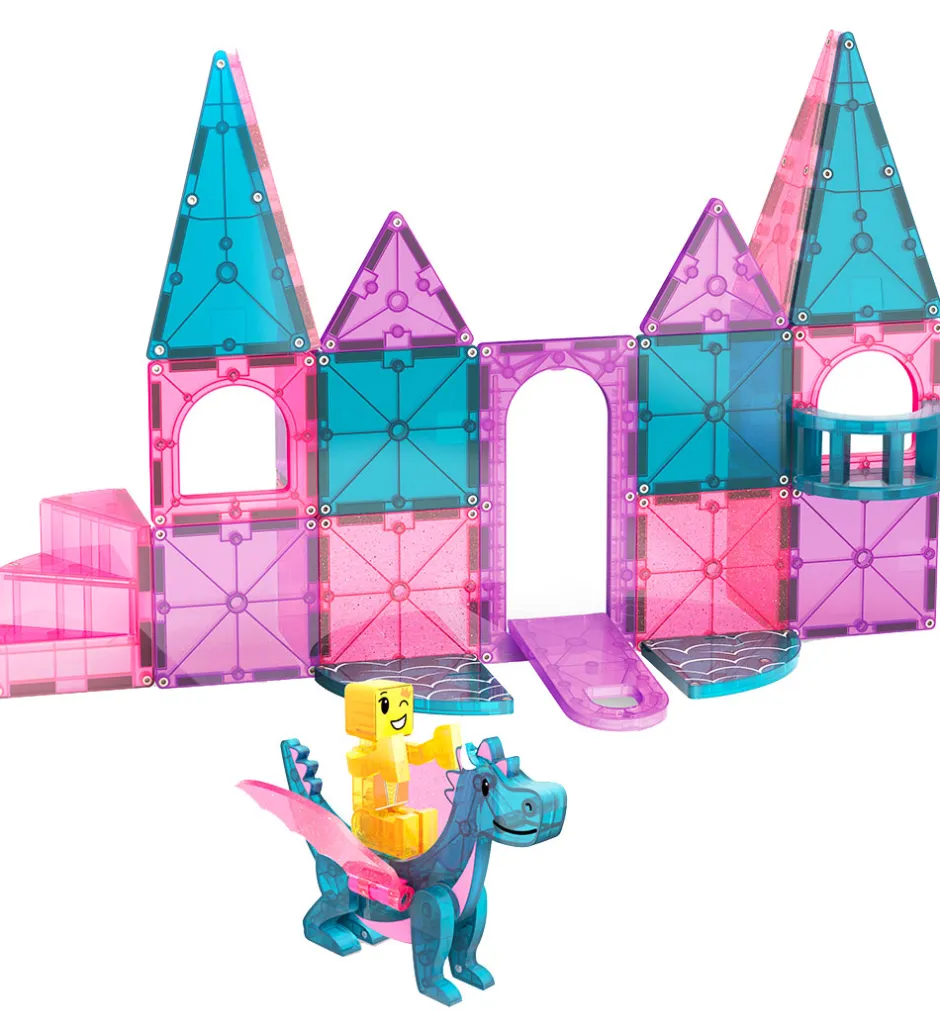 Magnetlegetøj*Magna-Tiles Magnetsæt - 25 Dele - Castle