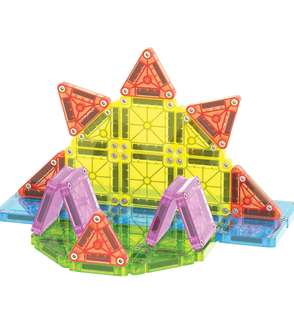 Magna-Tiles Magnetsæt - 55 Dele - Deluxe Travel Set + MicroMAGS