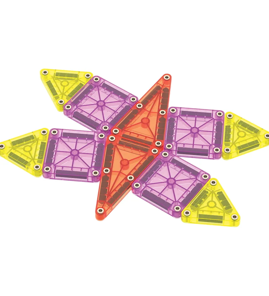 Magna-Tiles Magnetsæt - 55 Dele - Deluxe Travel Set + MicroMAGS