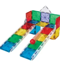 Magnetlegetøj|Konstruktionslegetøj*Magna-Tiles Magnetsæt - 33 Dele - Small Rail Racer + MicroMAGS