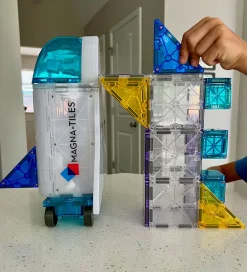 Magnetlegetøj*Magna-Tiles Magnetsæt - 32 Dele - Space + MicroMAGS