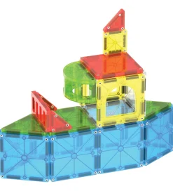 Magnetlegetøj|Konstruktionslegetøj*Magna-Tiles Magnetsæt - 110 Dele - City Center + MicroMAGS