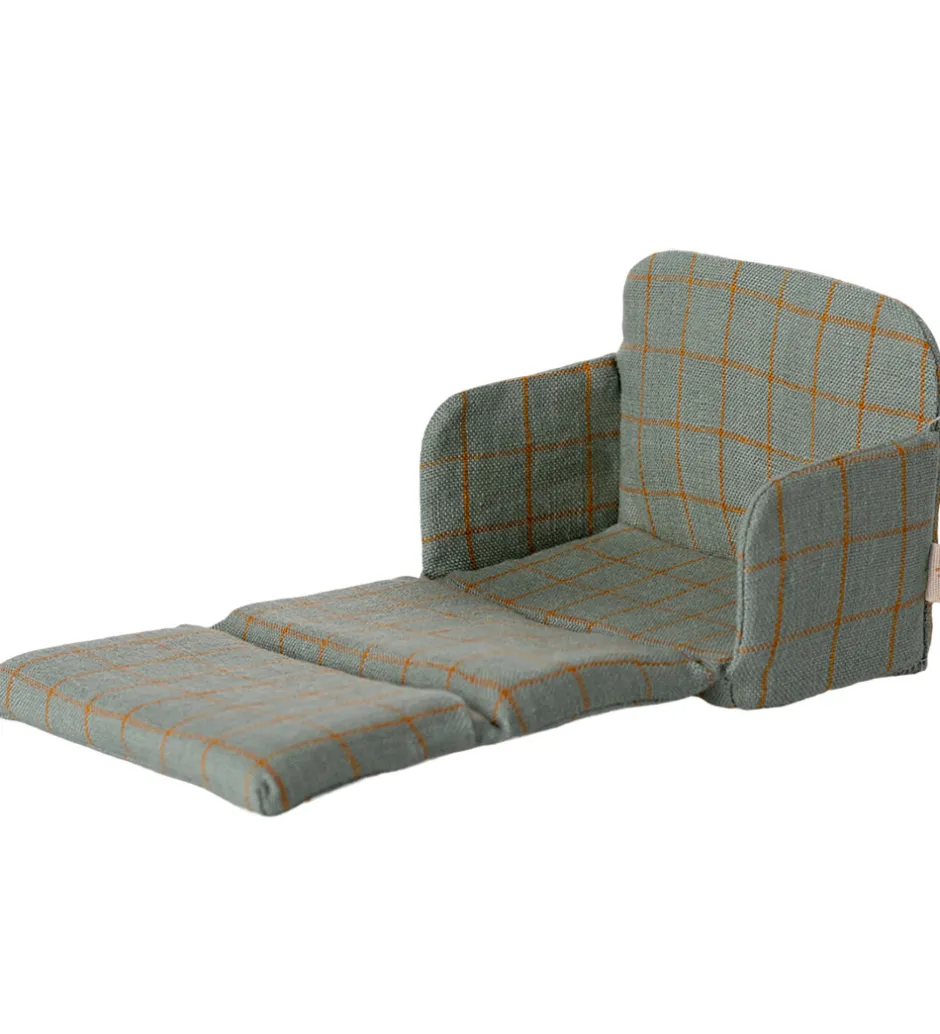 Dukker Og Tilbehør*Maileg Miniature Sofaseng - Mus - Tern