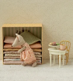 Maileg Miniature Vintagebord - Mus - Råhvid
