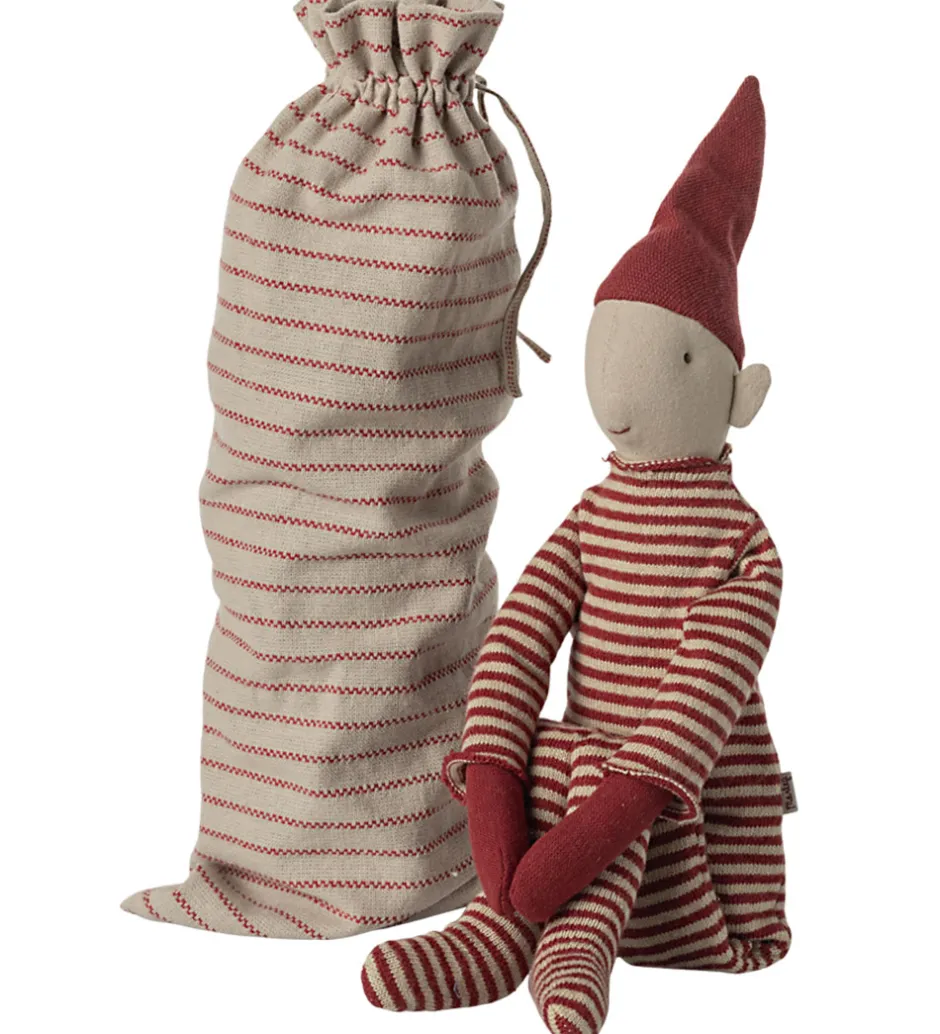 Maileg Nisse - Stor - 51 cm - Langbenet i Stofpose