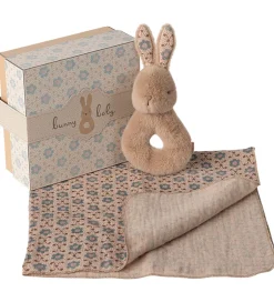 Gribelegetøj*Maileg Ranglesæt - Harerangle/Stofble- Cream Peach