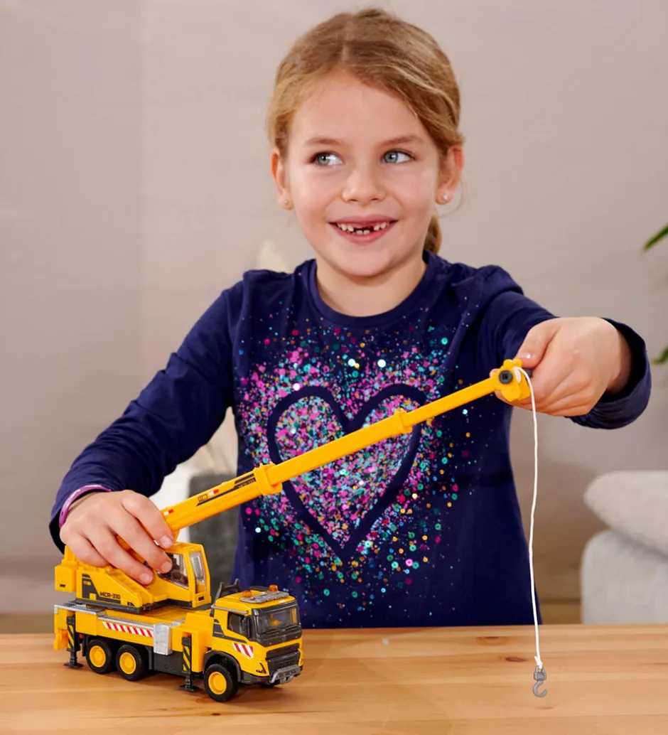 Biler, Tog Og Køretøjer*Majorette Arbejdsmaskine - Volvo Lastbilkran