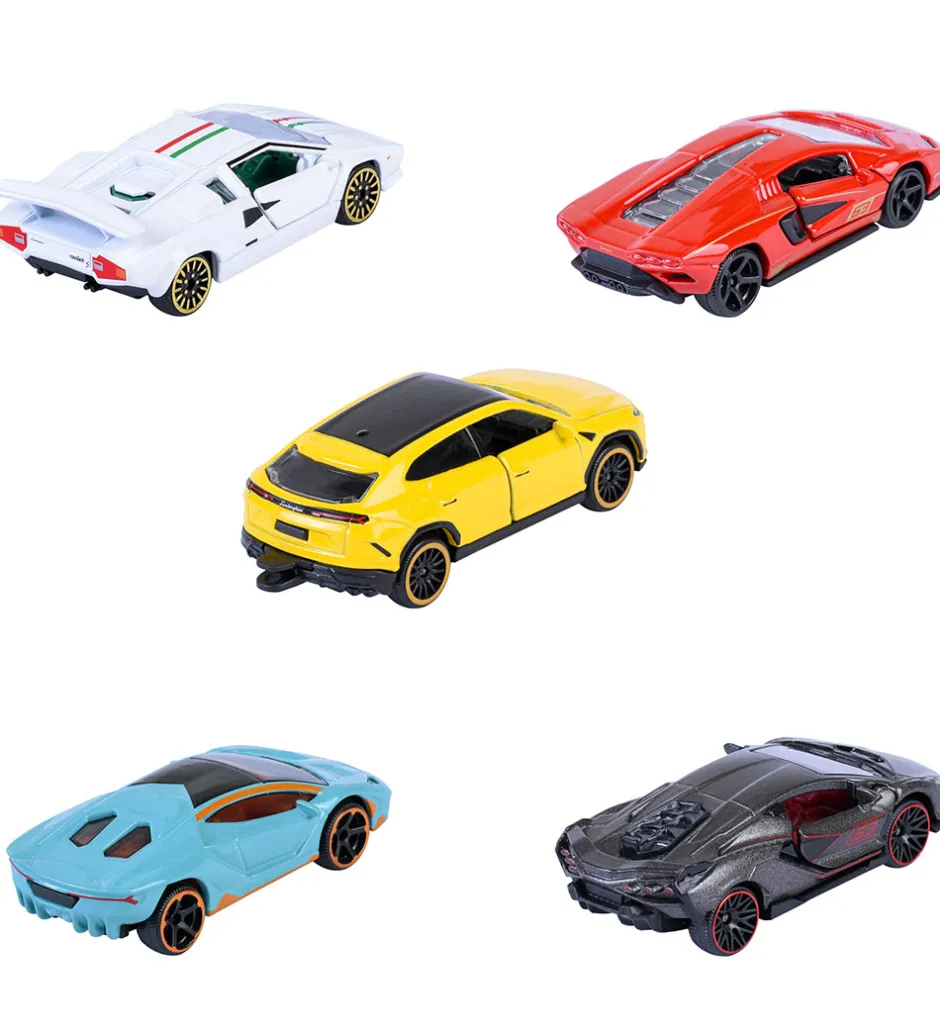 Biler, Tog Og Køretøjer*Majorette Biler - 5-pak - Lamborghini