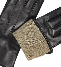 Handsker Og Luffer*Markberg Handsker - Læder/Uld - CariannaMBG - Sort