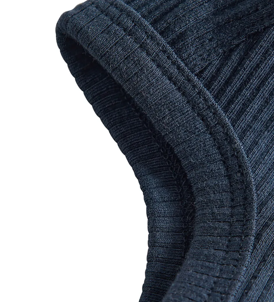 Børn MarMar Babyhjelm - Rib - Hoody - Pilot Navy
