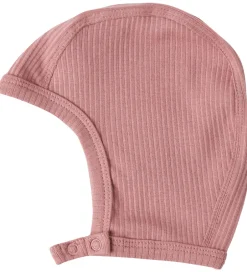 Babyhjelme*MarMar Babyhjelm - Rib - Modal - Rose Parfait