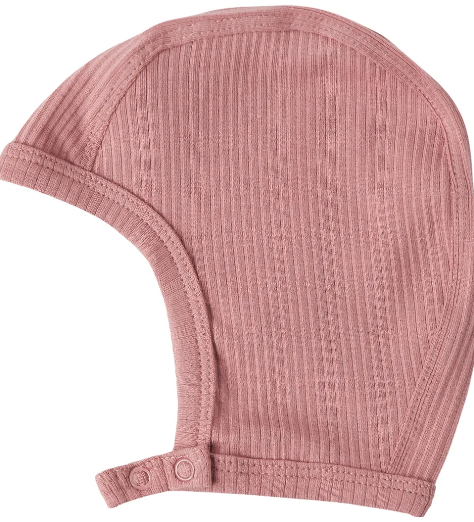 Babyhjelme*MarMar Babyhjelm - Rib - Modal - Rose Parfait