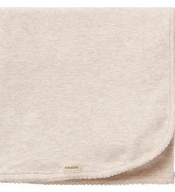 Børn MarMar Babytæppe - 80x80 cm - Alida - Noos - Lysebeigemeleret