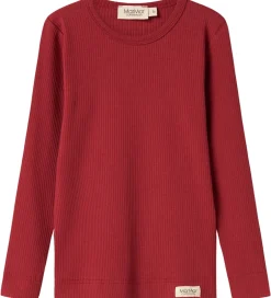 Børn MarMar Bluse - Rib/Modal - Hibiscus Red