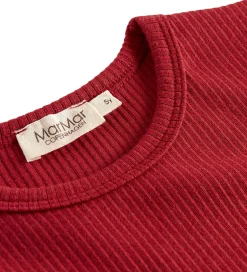 Børn MarMar Bluse - Rib/Modal - Hibiscus Red