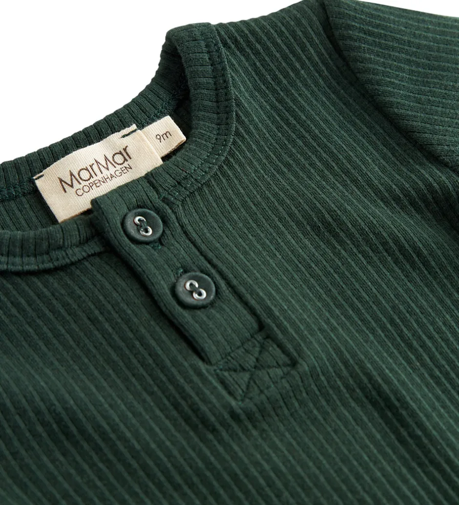 Børn MarMar Body l/æ - Rib/Modal - Dark Leaf