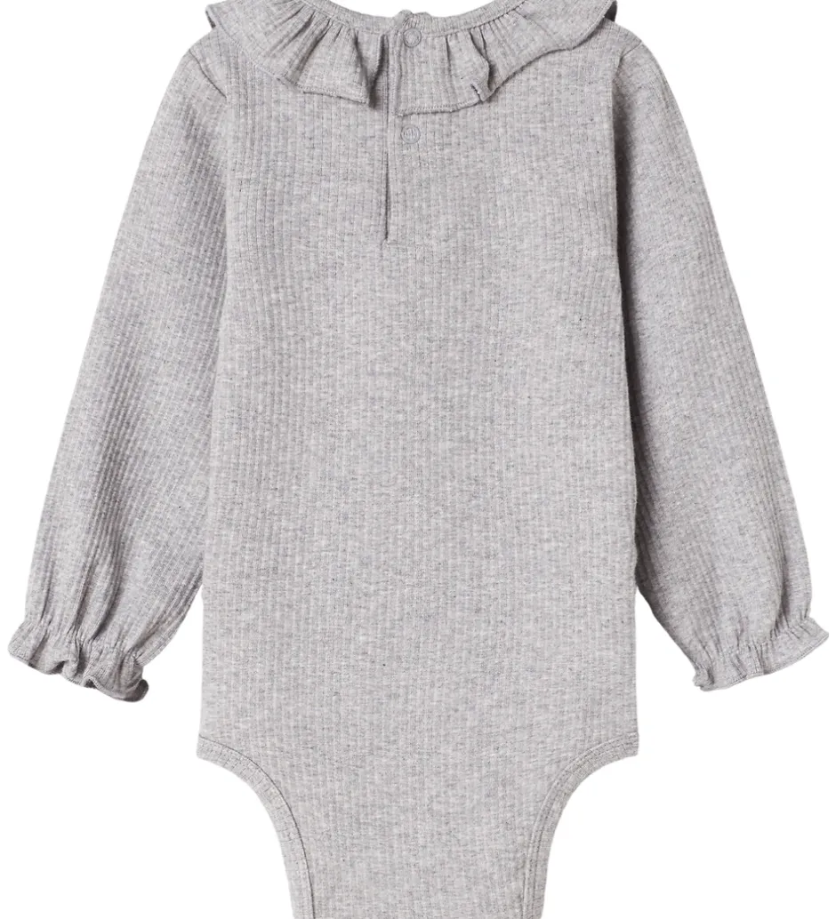 Bodyer*MarMar Body l/æ - Rib/Modal - Brandine - Light Grey Melange